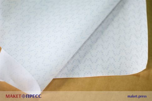 Печать на кальке в один цвет